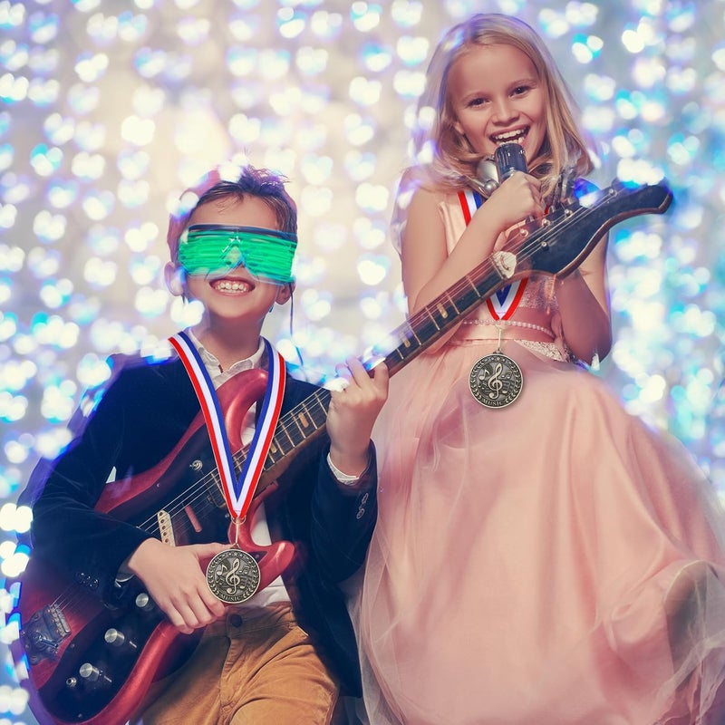 Quelay 30 Pcs 2'' Award Medals Bulk Gold Winner Medals with Neck Ribbons Metal Trophy Award Prize Gift for Tournaments, Competitions, Party, Kids and Adults - Image 5